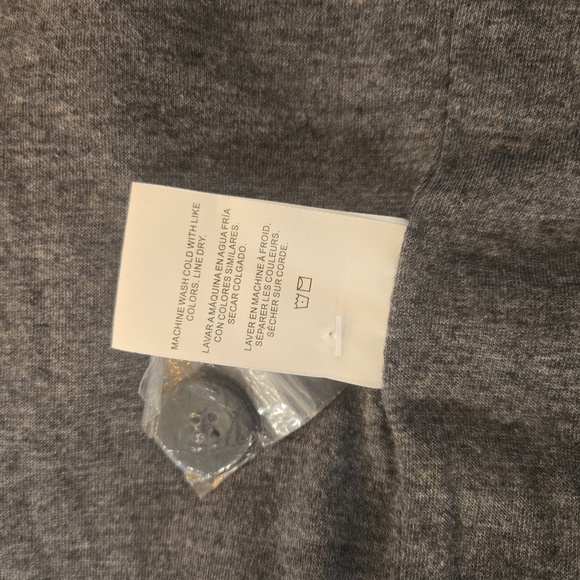 Thread & Supply Oversized Plaid Gingham Flannel Shacket Jacket Black Brown Small - Picture 9 of 10